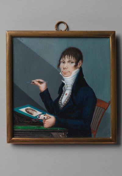 Zelfportret, ca. 1800-1805 door Unknown Artist.