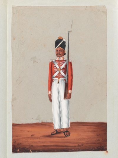 Sepoy, Madras Leger door Unknown artist