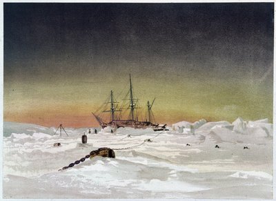 Schip in het ijs - in 