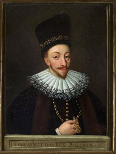 Portret van Sigismund III Vasa, koning van Polen (1566-1632) door Unknown artist