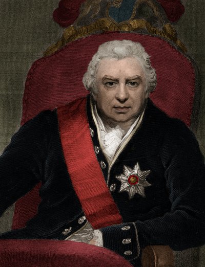 Sir Joseph Banks (1743-1820) - gravure - 19e eeuw door Unknown artist