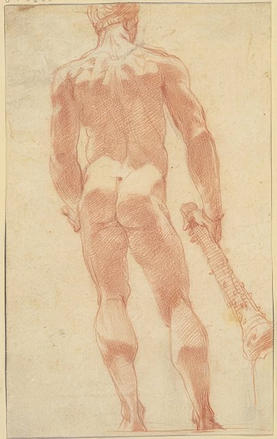 Staande Hercules van achteren gezien door Unknown