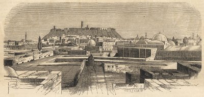 Syrië: de stad Aleppo in Syrië in de 19e eeuw - Aleppo in Syrië - 1864 door Unknown artist