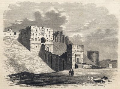 Syrië: de stad Aleppo in de 19e eeuw - Citadel - Aleppo in Syrië - 1864. door Unknown artist