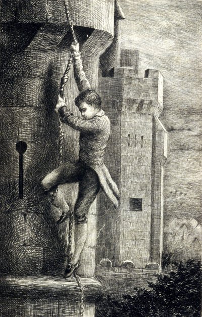 De Kartuizer parma van Stendhal. 19e-eeuwse gravure. door Unknown artist