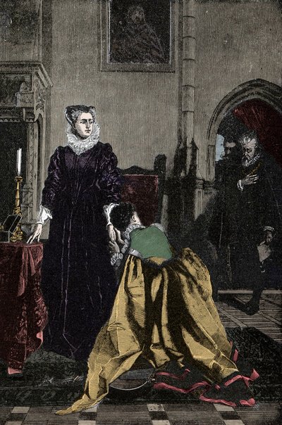 Het Doodvonnisboek voor Mary Stuart (Koningin van Schotland) door Unknown artist