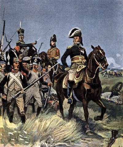 De grote veldslagen - Maarschalk Michel Ney (1769-1815) bij Friedland, 14 juni door Unknown artist