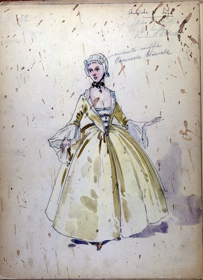 De Dame van Schoppen: Opera gecomponeerd in 1890 door Piotr of Petr Iljitsj Tsjaikovski (of Tchaikowsky) door Unknown artist