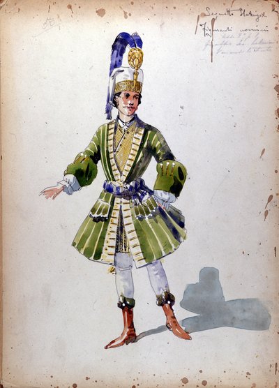 De Dame van Schoppen: Opera gecomponeerd in 1890 door Piotr of Petr Iljitsj Tsjaikovski (of Tchaikowsky) door Unknown artist