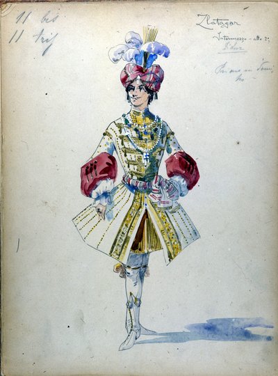De Schoppenvrouw: Opera gecomponeerd in 1890 door Piotr of Petr Ilyich Tchaikovsky (of Tchaikowsky). door Unknown artist