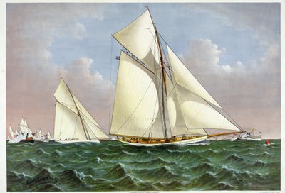 De Mayflower, een zeilboot die de America