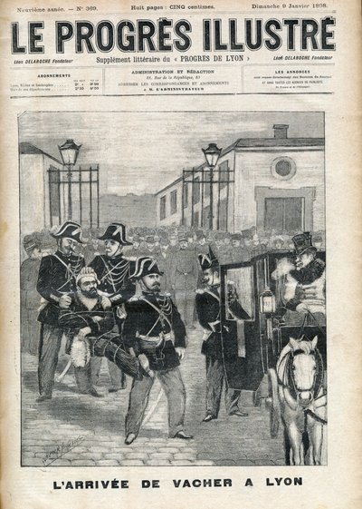 De aankomst van Joseph Vacher 