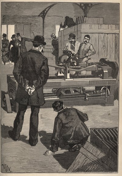 De kunst van de toren: de Blanchard-toren. Gravure uit 1885 in “Les arts et métiers illustrés” door Adolphe BITARD door Unknown artist