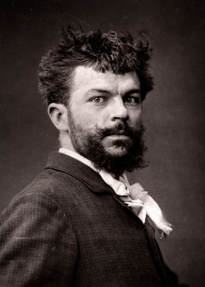 De kunstenaar Georges Haquette geportretteerd ter gelegenheid van de Salon van Parijs in 1883 door Unknown