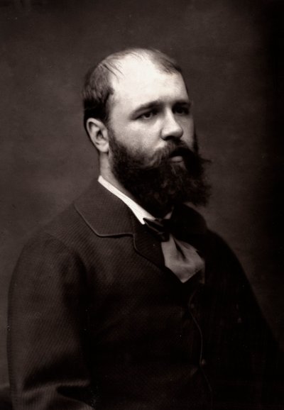 De kunstenaar Jean-Jacques Scherrer gefotografeerd ter gelegenheid van de Salon van Parijs in 1881 door Unknown