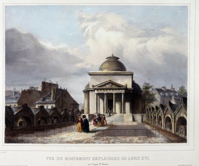 De boetekapel van Lodewijk XVI in Parijs door Unknown artist