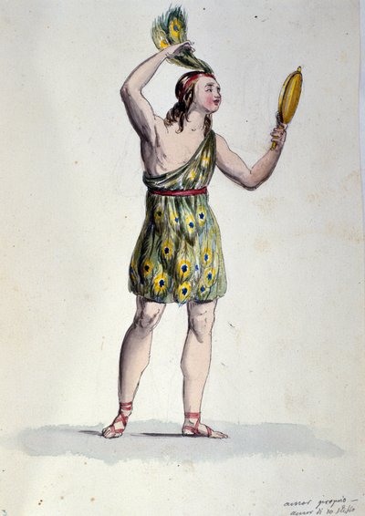 Het personage dat de Schone Liefde vertolkt in het ballet 