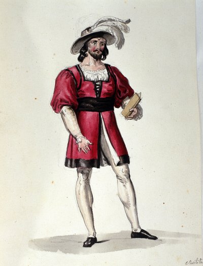 Het personage dat de Viriliteit vertolkt in het ballet 