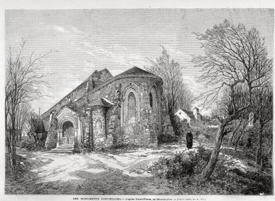 De kerk van Saint Pierre de Montmartre - in 