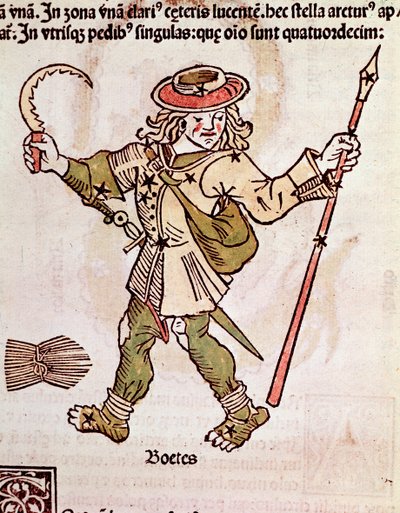 De constellatie van Bouvier (detail) door Unknown artist