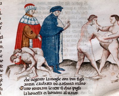 De vervalsers (lied 30 van de Hel, in de Goddelijke Komedie) door Unknown artist