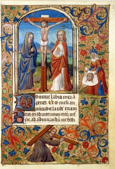 De kruisiging van Christus. Jeruzalem door Unknown artist