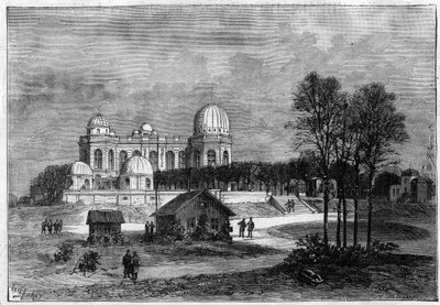 De uitbreiding van het Observatorium van Parijs in 1883 door Unknown artist