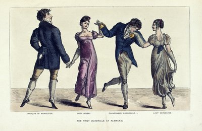 De eerste quadrille bij Almack