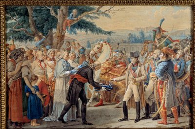 De overgave van de sleutels van Wenen aan Napoleon I (1769-1821) door Unknown artist