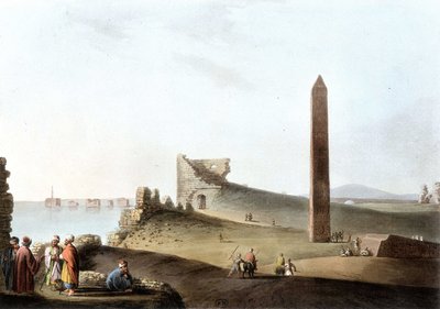 De obelisken in Alexandrië, genaamd Cleopatra