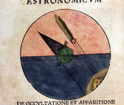 Het fenomeen van kometen - in Astronomicon caesarum, verhandeling uit de 16e eeuw door Unknown artist