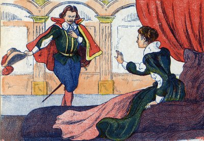 Het ontwaken van de prinses. Illustratie voor 