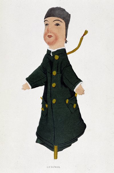 De marionet Guignol door Unknown artist