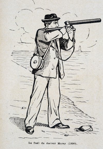 Het geweer van Dr. Etienne Jules (Etienne-Jules) Marey (1890) door Unknown artist