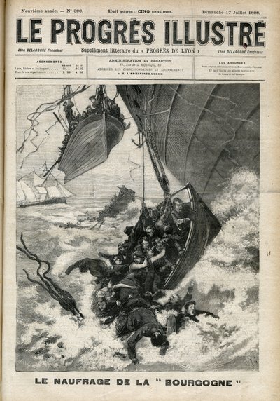 Het schipbreuk van de Transatlantische 
