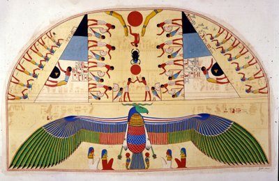De geest van Chnuphis - in “Monumenten van Egypte en Boven-Nubië” door Ippolito Rosellini door Unknown artist