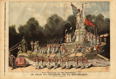 De triomftank van de republiek door Unknown artist