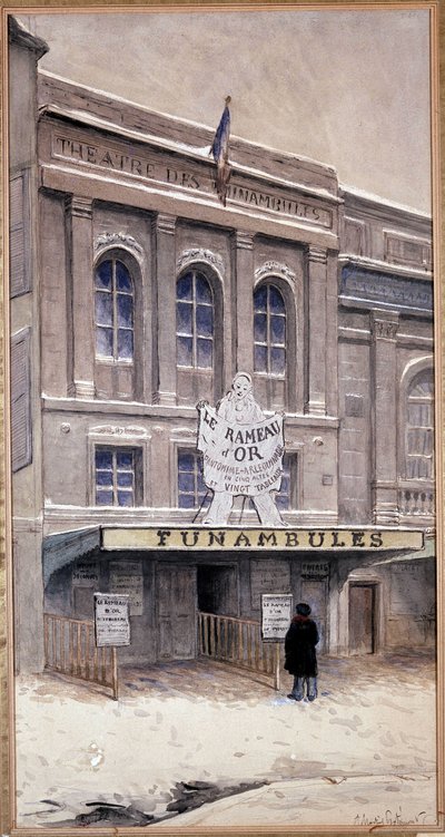 Theater van Funambules, tempel bd - 19e eeuw door Unknown artist