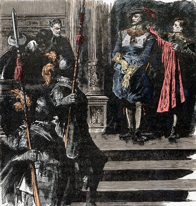 Dertigjarige Oorlog: De hertog van Friedland trekt zich terug uit het leger door Unknown artist