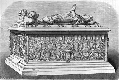 Graf van Karel de Stoute, hertog van Bourgondië (1433-1477). door Unknown artist