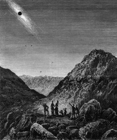 Totale zonsverduistering van 29 juli door Unknown artist