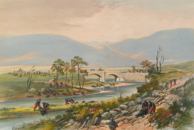 ?Traktir Brug na de Slag bij Tchernaya?, 1855 door Unknown