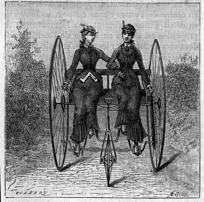 Driewielers op de Stanley Club-tentoonstelling in Londen, Engeland door Unknown artist