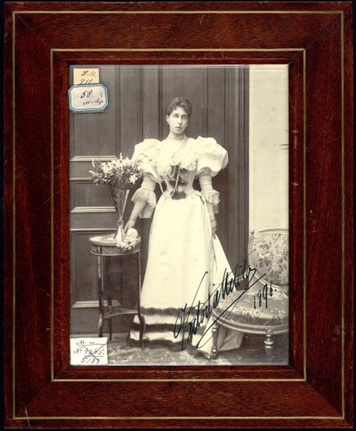 Victoria Melita van Saksen-Coburg en Gotha door Unknown artist