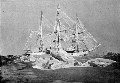 Gezicht op het Belgische wetenschappelijke schip 
