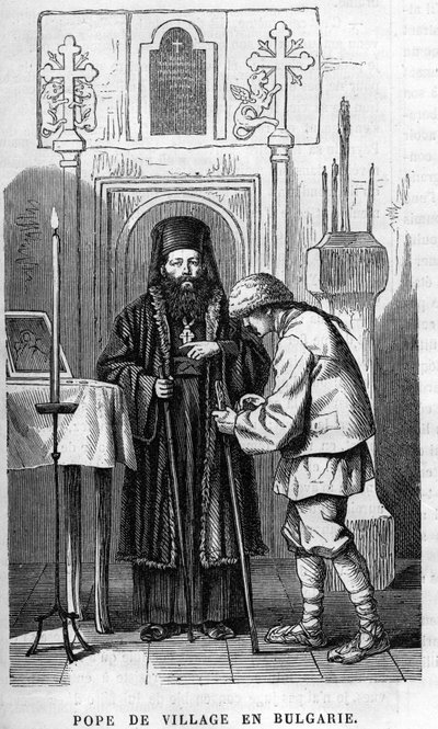 Dorp Pope in Bulgarije door Unknown artist