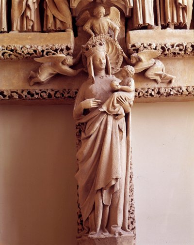 Virgin Doree Poort Zuid van het transept: St. Honore