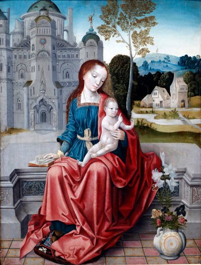 Maagd en Kind, Detail, 1520-30 door Unknown