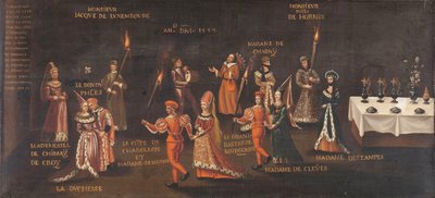 Eed van de Fazant (Filips de Goede en Isabella op het Feest van de Fazant in Lille in 1454), ca. 1500- ca. 1599 door Unknown artist