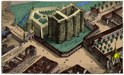 Vue de la Bastille a vol d